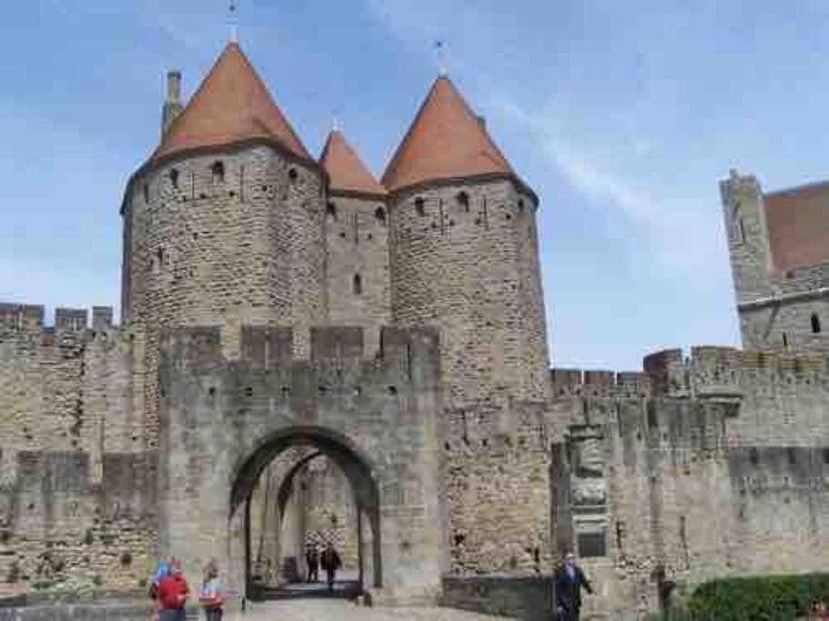 La Maison Rue Nadaud, Au Pied Des Remparts Каркассон Экстерьер фото